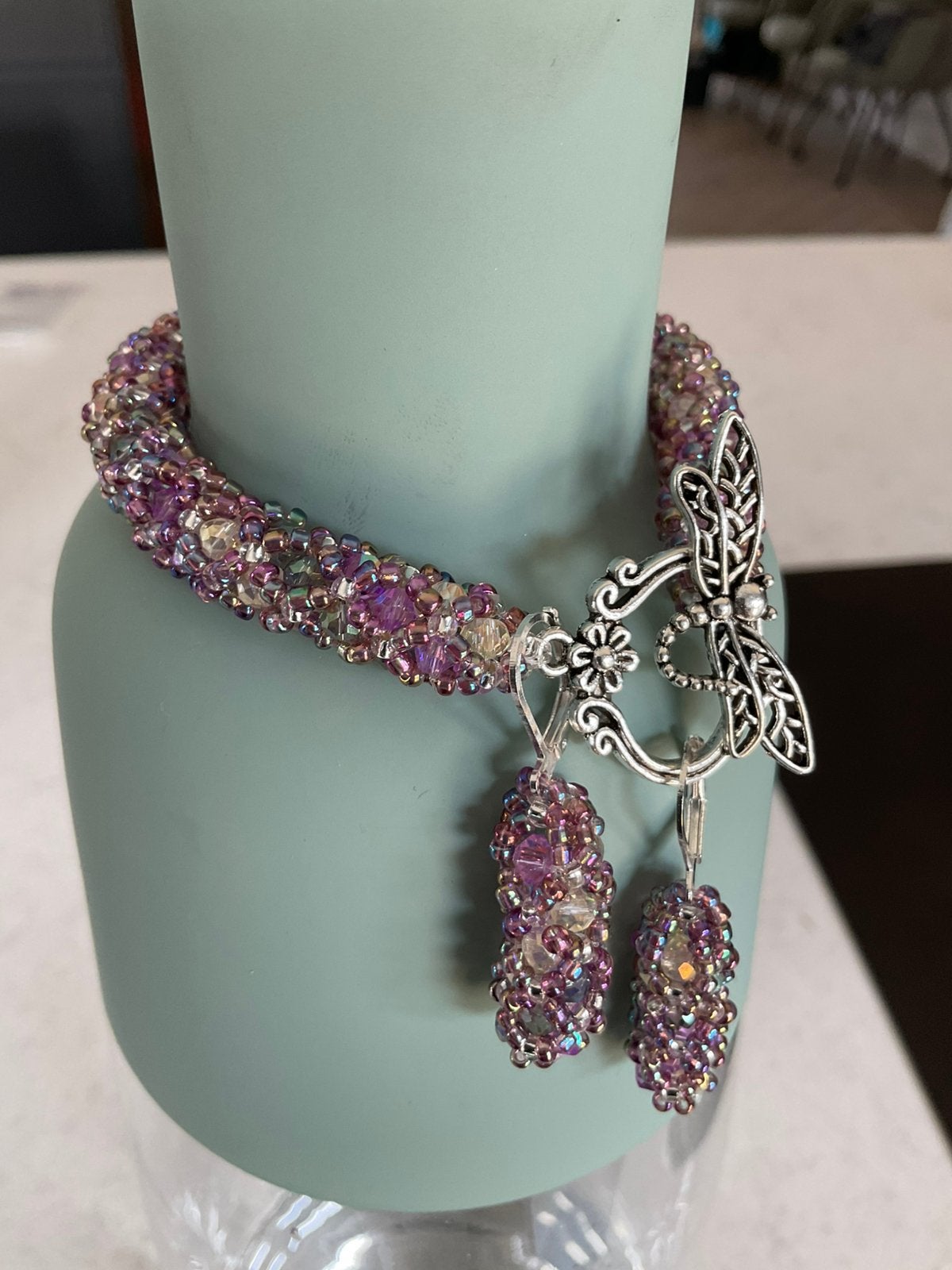 Armband met oorbellen, Sieraden, Tassen en Uiterlijk, Armbanden, Ophalen of Verzenden, Nieuw, Overige kleuren, Overige materialen