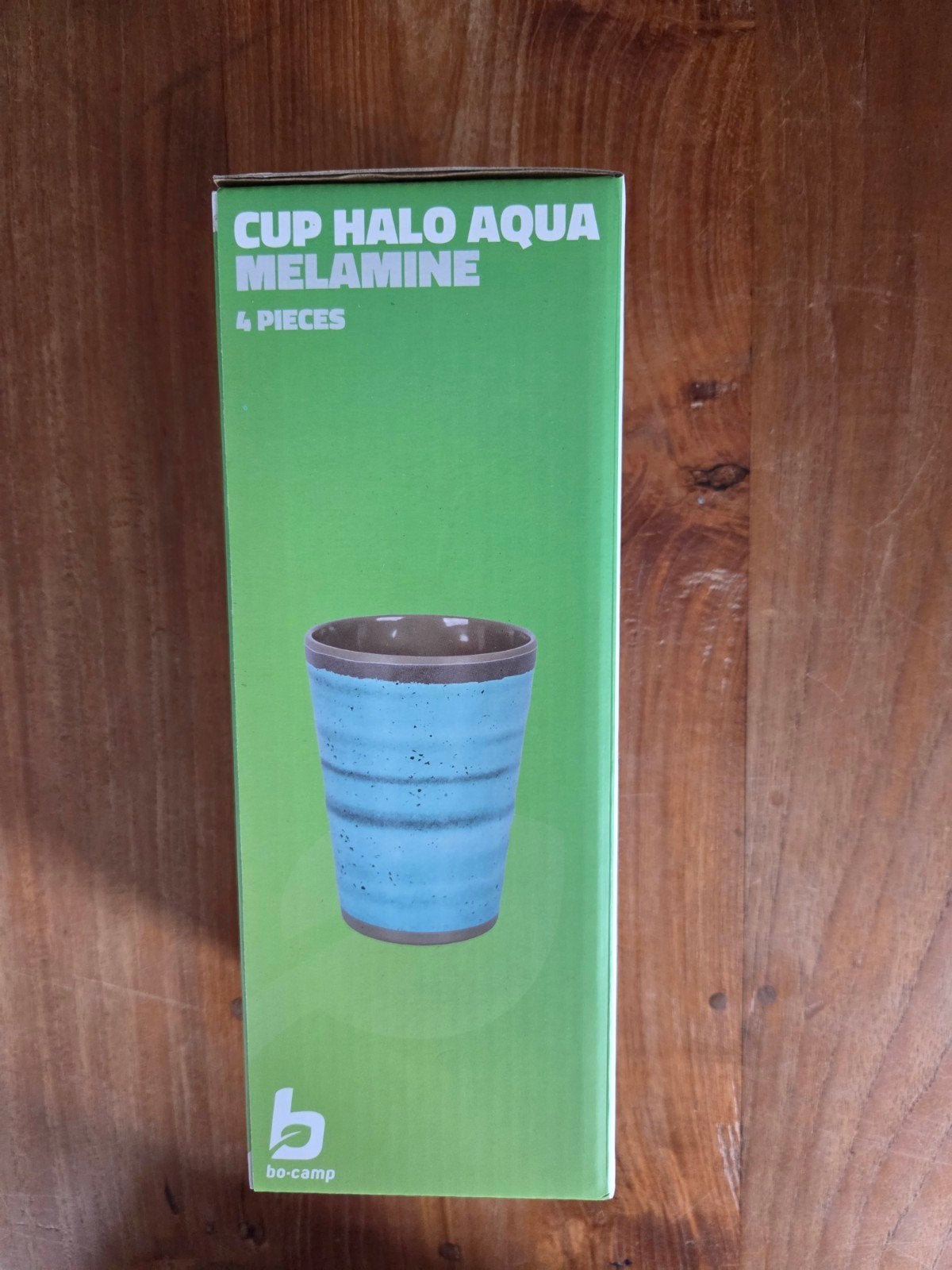 Bo-Camp Halo Aqua Melamine Bekers - 4 stuks, Ophalen of Verzenden, Nieuw