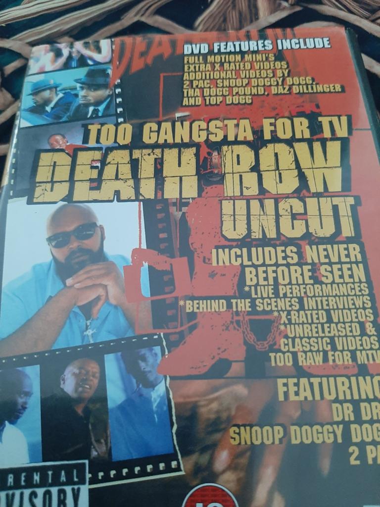 Death Row Uncut DVD - Too Gangsta For TV, Vanaf 16 jaar, Ophalen of Verzenden, Gebruikt, Muziek en Concerten