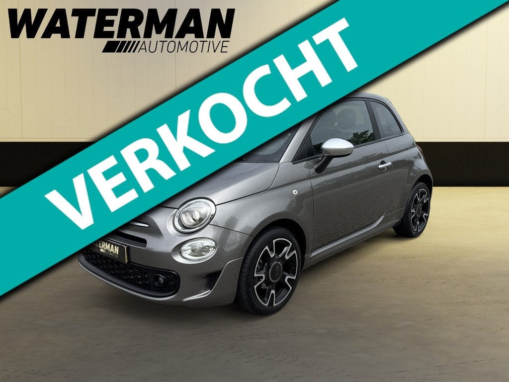 Fiat 500 1.0 HYBRID SPORT PANO/AIRCO/PDC/CRUISE/CARPLAY/HALF, Auto's, Fiat, Bedrijf, Te koop, ABS, Airbags, Airconditioning, Bluetooth