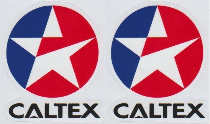 Caltex sticker set #5, Verzenden