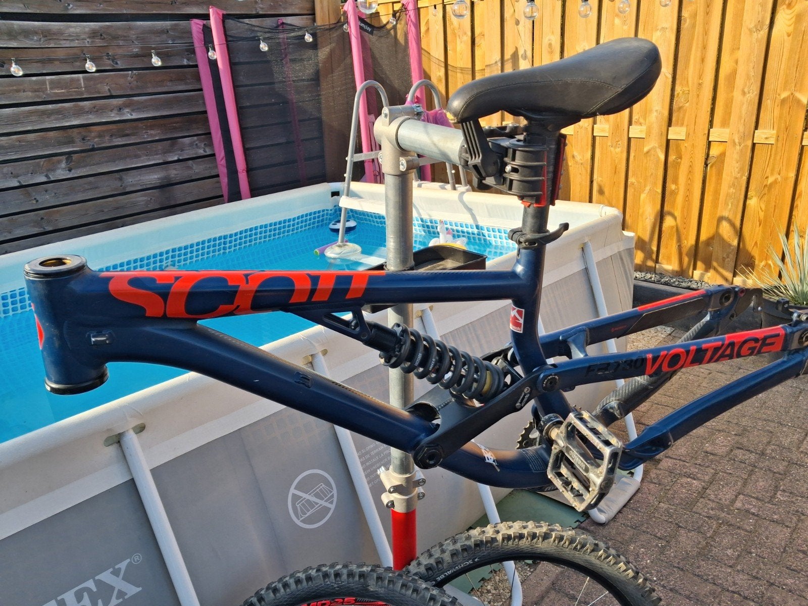 Scott Voltage FR 730 frame met RockShox demper, Ophalen, Gebruikt, Mountainbike, Frame