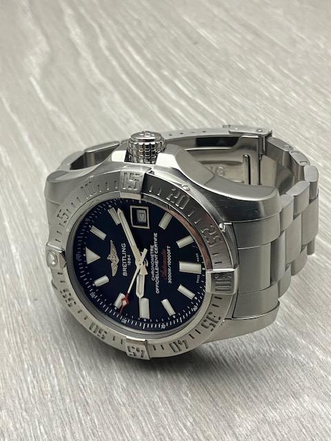 Breitling Avenger 2 Seawolf A17331 Full set, Staal, Gebruikt, Staal, Breitling