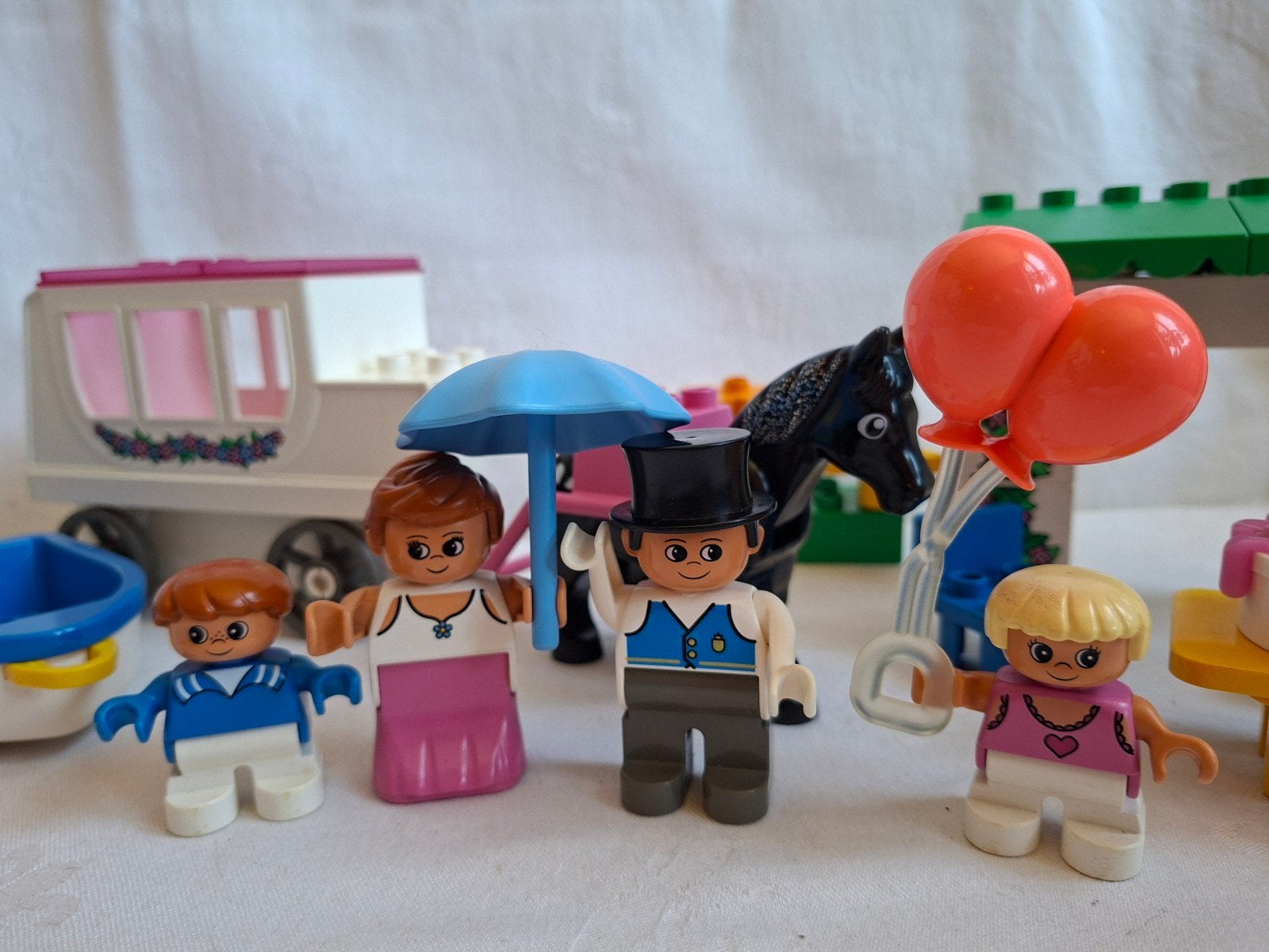 Vintage Duplo set 3090 Forest Picnic Bospicknick,  bruiloft, Ophalen of Verzenden, Complete set, Duplo