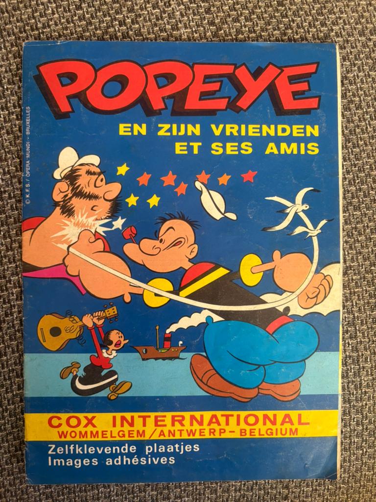 Popeye en zijn vrienden stickeralbum, Ophalen, Nieuw, Strip of Tekenfilm