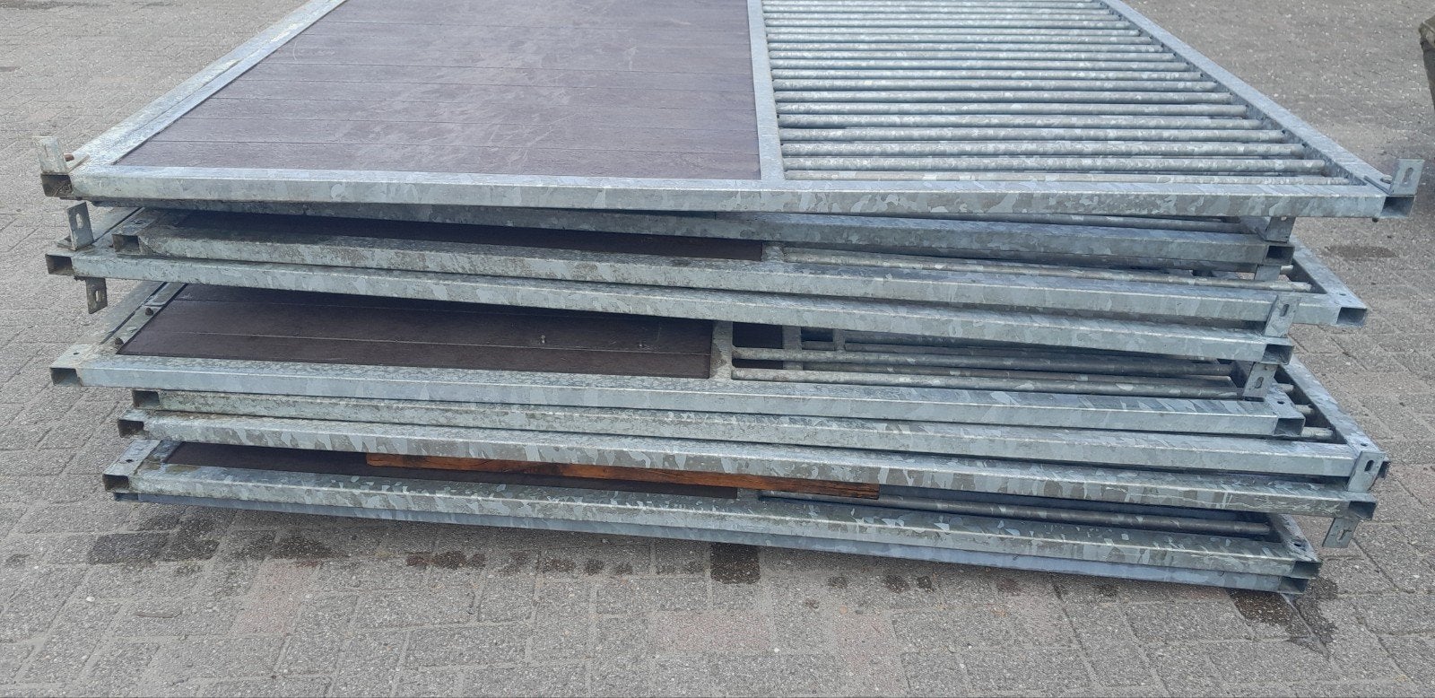 3 Kantdelen met schuifdeur en 7 Schotten (3m x 2.2m), Tuin en Terras, Ophalen of Verzenden