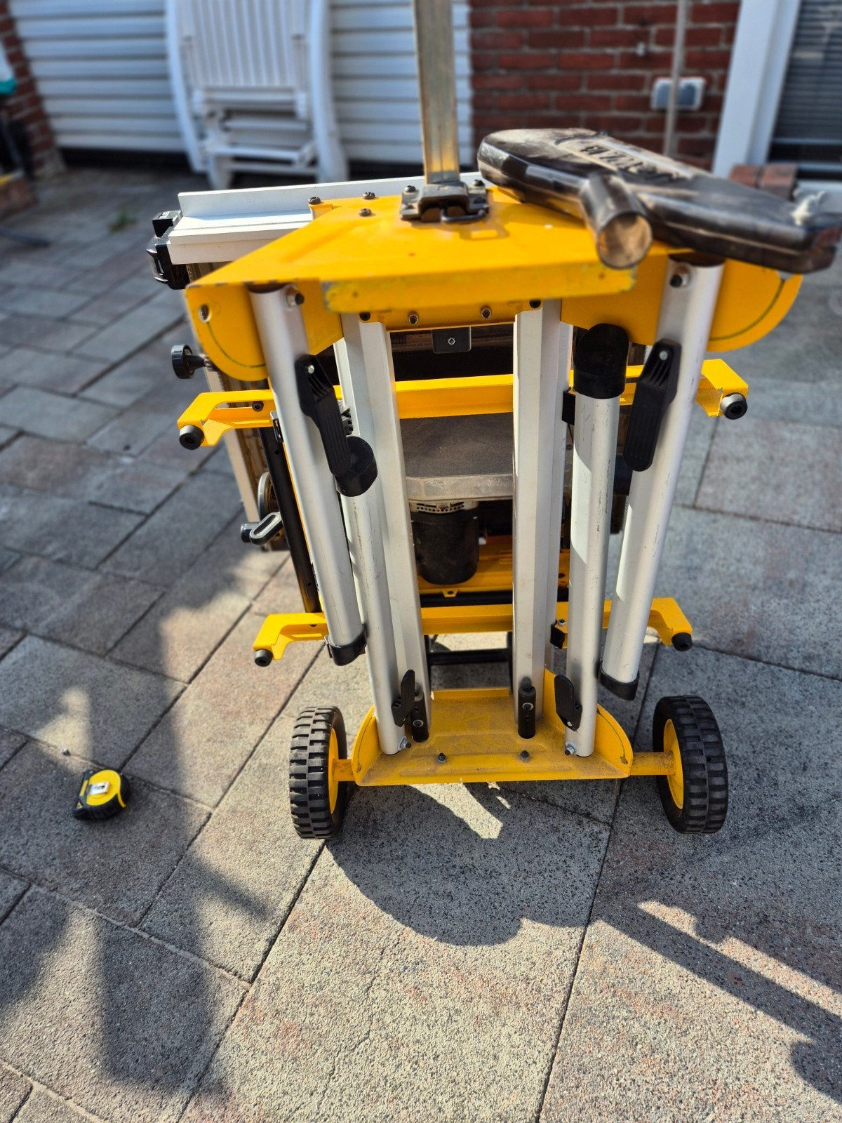 DeWalt Zaagtafel met onderstel en nieuw zaagblad, Ophalen, Cirkelzaag, DeWalt, 70 mm of meer