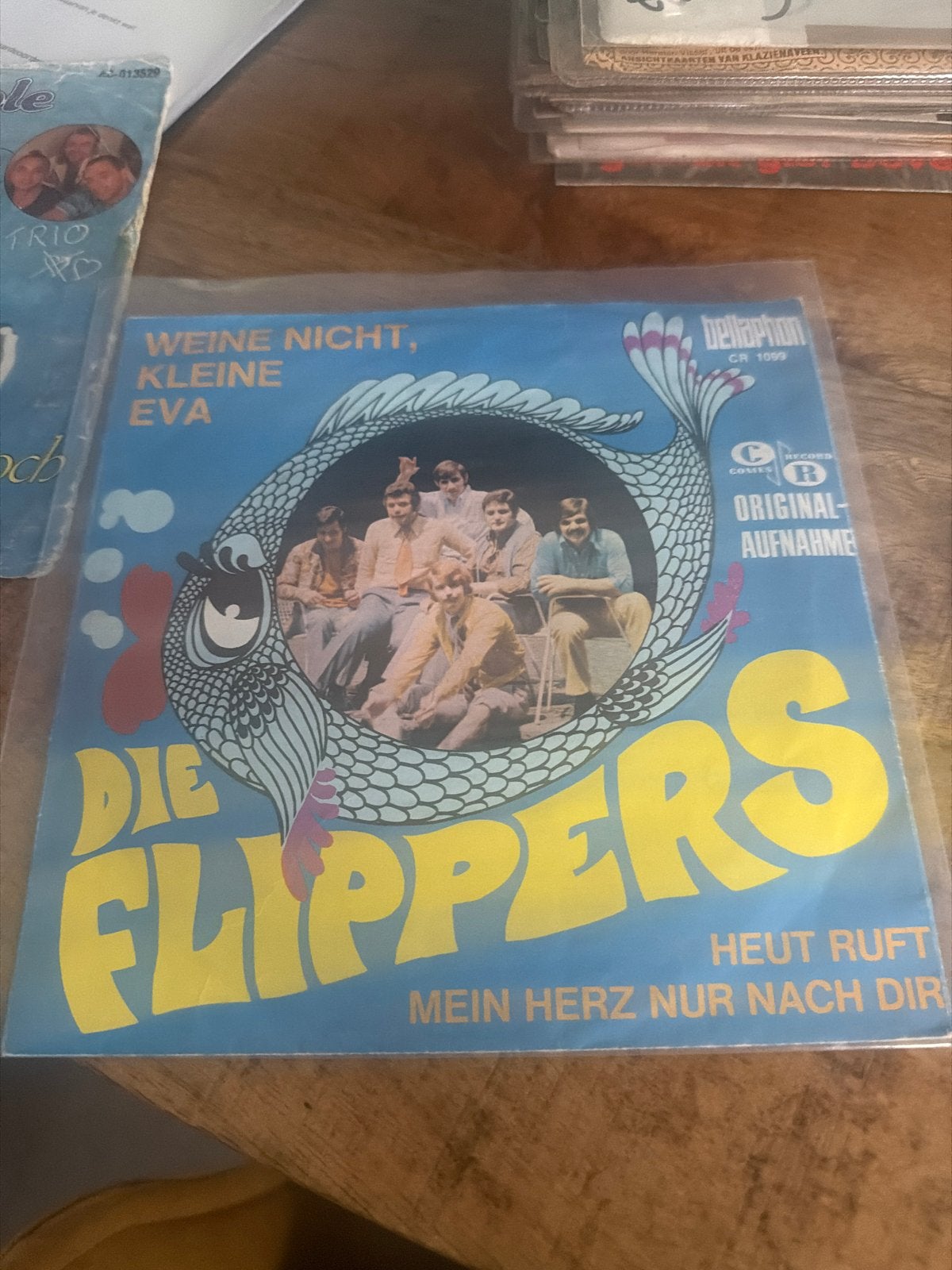 Die Flippers - Weine Nicht, Kleine Eva / Heut Ruft Mein Herz, Ophalen of Verzenden, Gebruikt