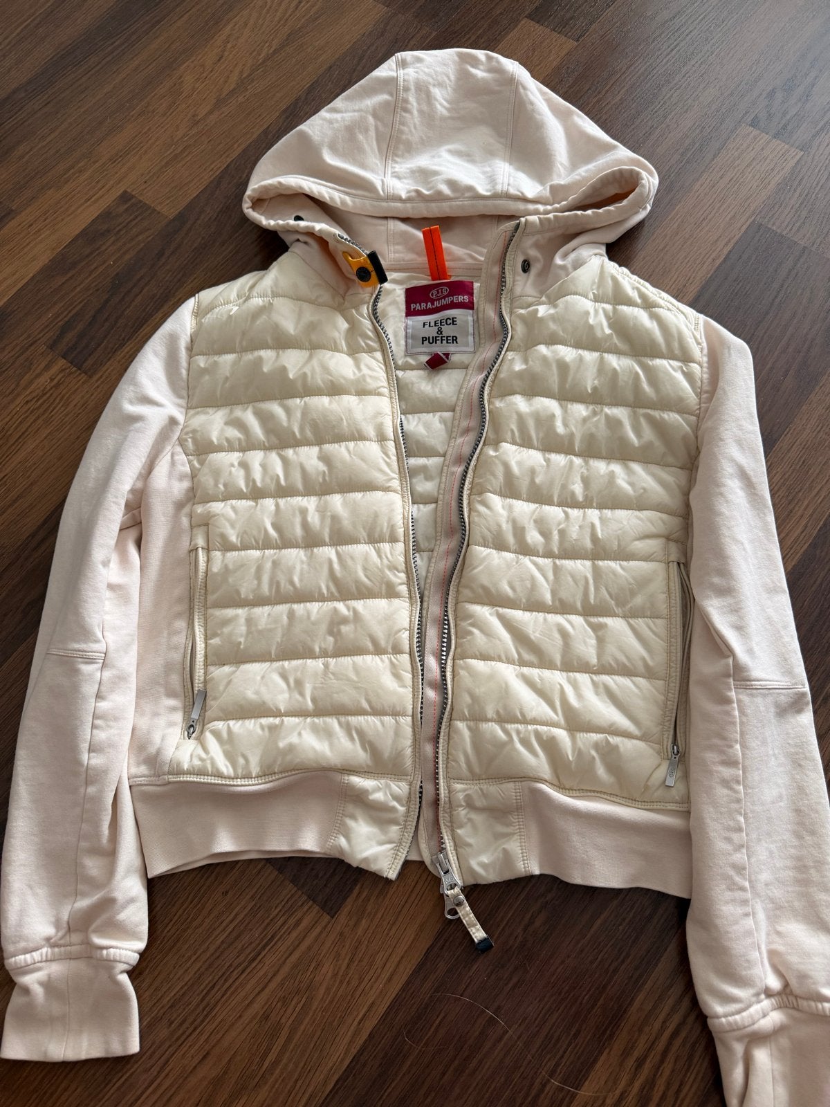 Parajumpers zomerjack - Fleece & Puffer, Kleding | Dames, Verzenden, Zo goed als nieuw, Maat 36 (S), Beige