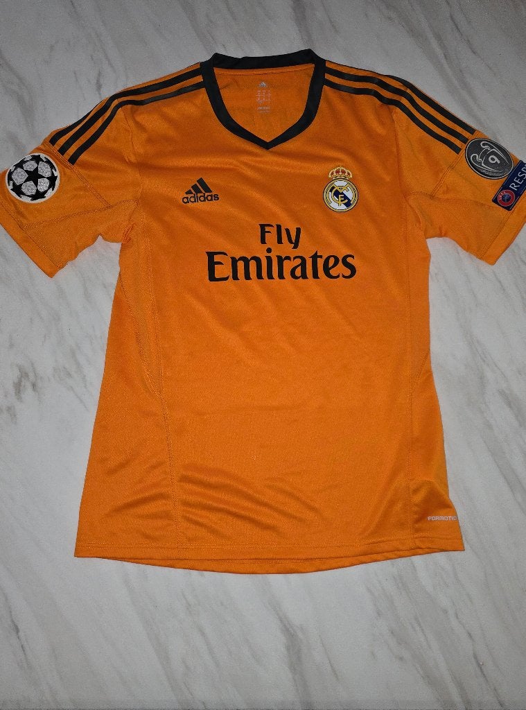 Real Madrid 3rd Shirt 2013/14 Benzema #9 - Match Issued, Maat M, Ophalen of Verzenden, Zo goed als nieuw, Shirt
