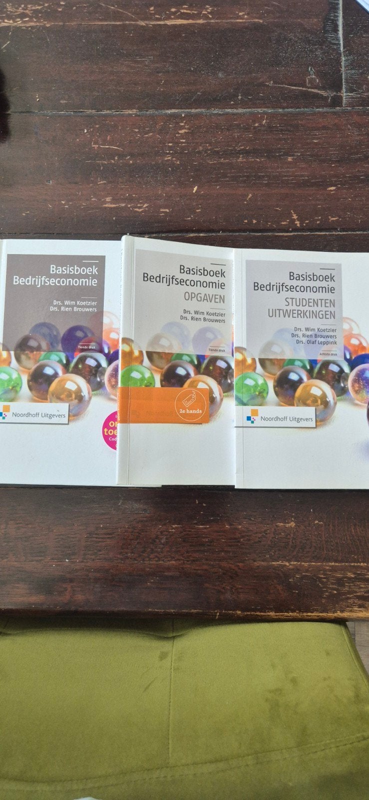GRATIS Basisboek Bedrijfseconomie (set) 10e druk, Ophalen
