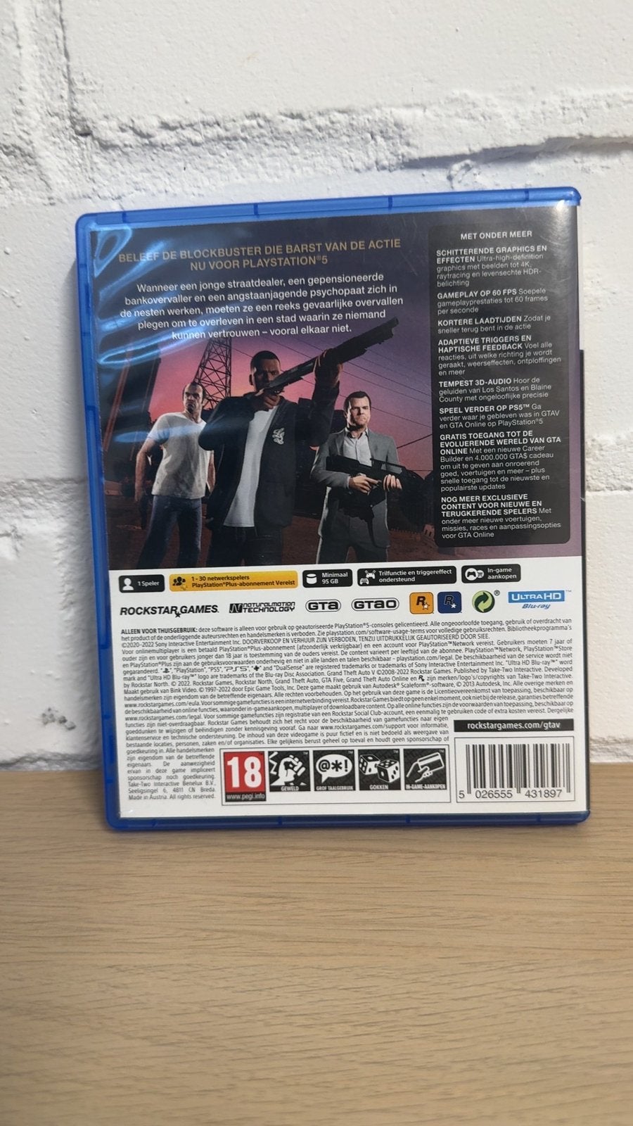 Gta5 Disc Editie PS4 + PS5, Ophalen, Gebruikt