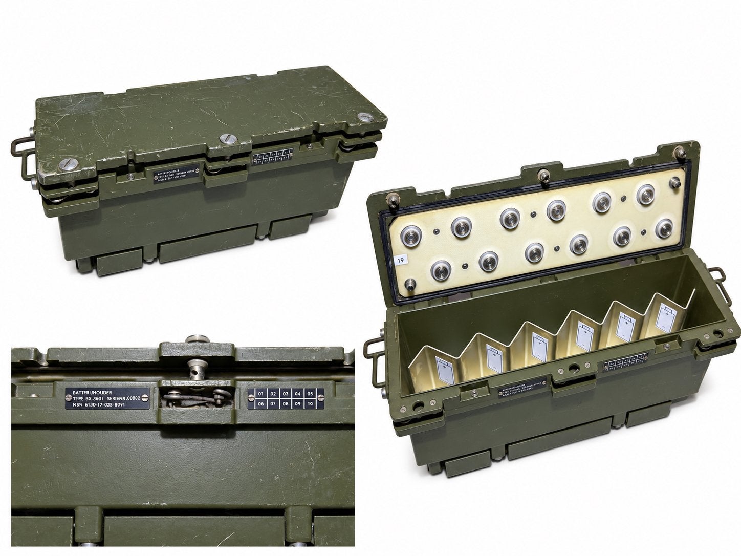 Baterijhouder RT-3600, Verzamelen, Ophalen of Verzenden, Landmacht, Nederland