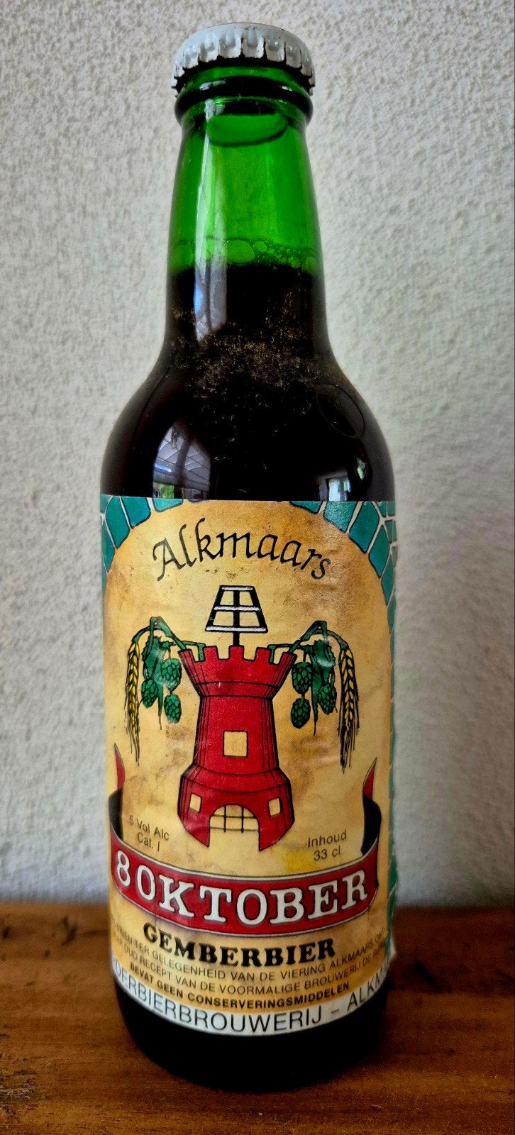 1980 fles Boktober gember bier Noorderbierbrouwerij ALKMAAR, Ophalen of Verzenden, Zo goed als nieuw, Flesje(s), Overige merken