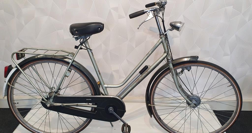 Union damesfiets 57 hoog 3 versnellingen te koop, Ophalen, Zo goed als nieuw, Aluminium, 24 inch of meer