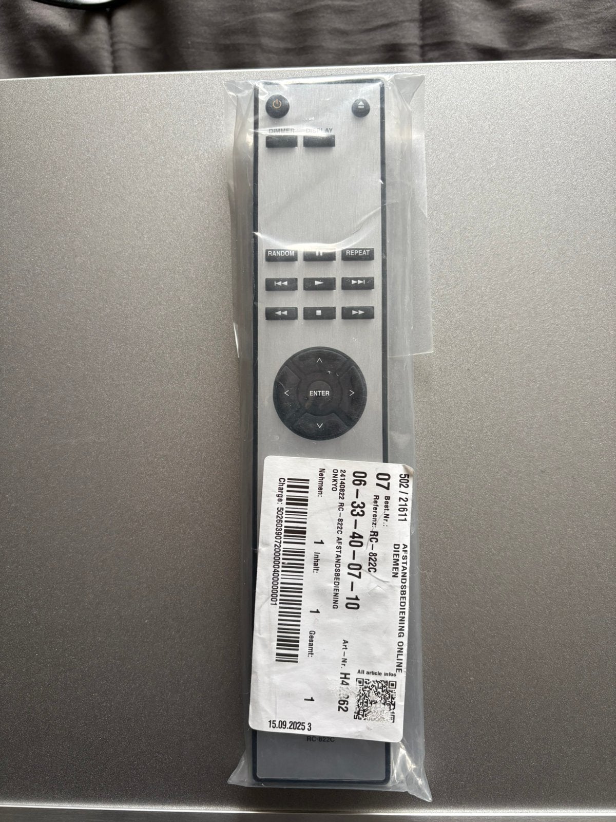 Onkyo C-7030 afstandsbediening, Ophalen of Verzenden, Nieuw