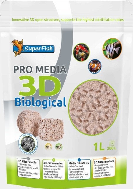 superfish pro media 3d 1000 ml €12,95, Dieren en Toebehoren, ., Overige typen, Nieuw, Ophalen of Verzenden