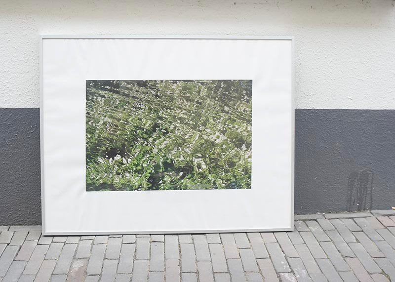 Aluminium fotolijst groot degelijk, Ophalen, Gebruikt, Metaal, Standaard fotolijst