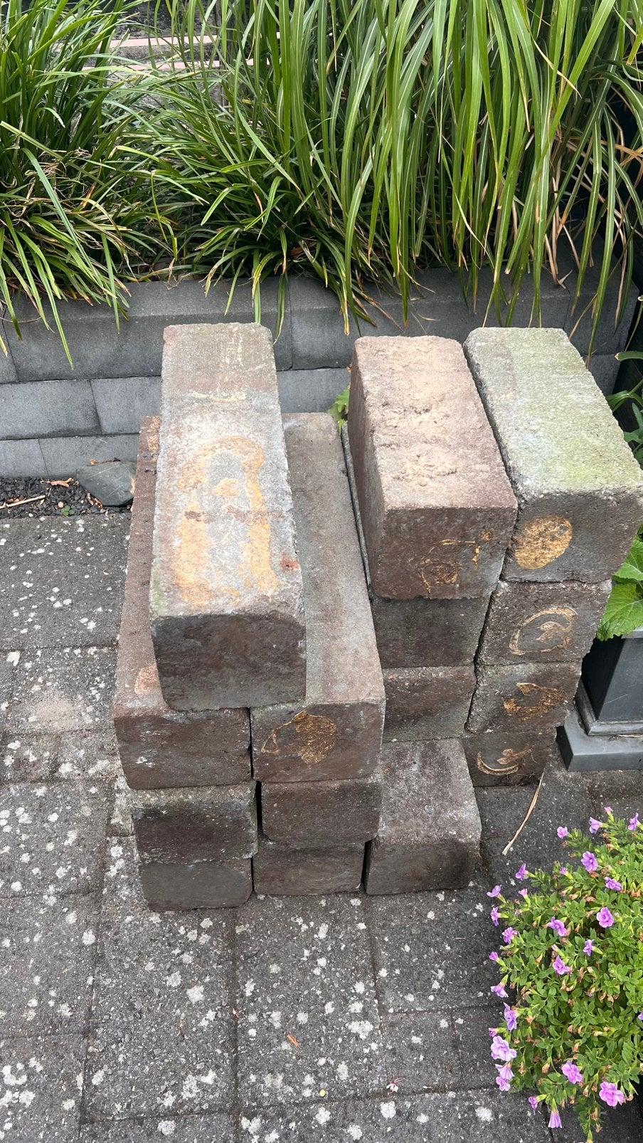 Gratis !!! Betonbalken Gratis !!!, Tuin en Terras, Ophalen, Gebruikt, Beton, Overige typen