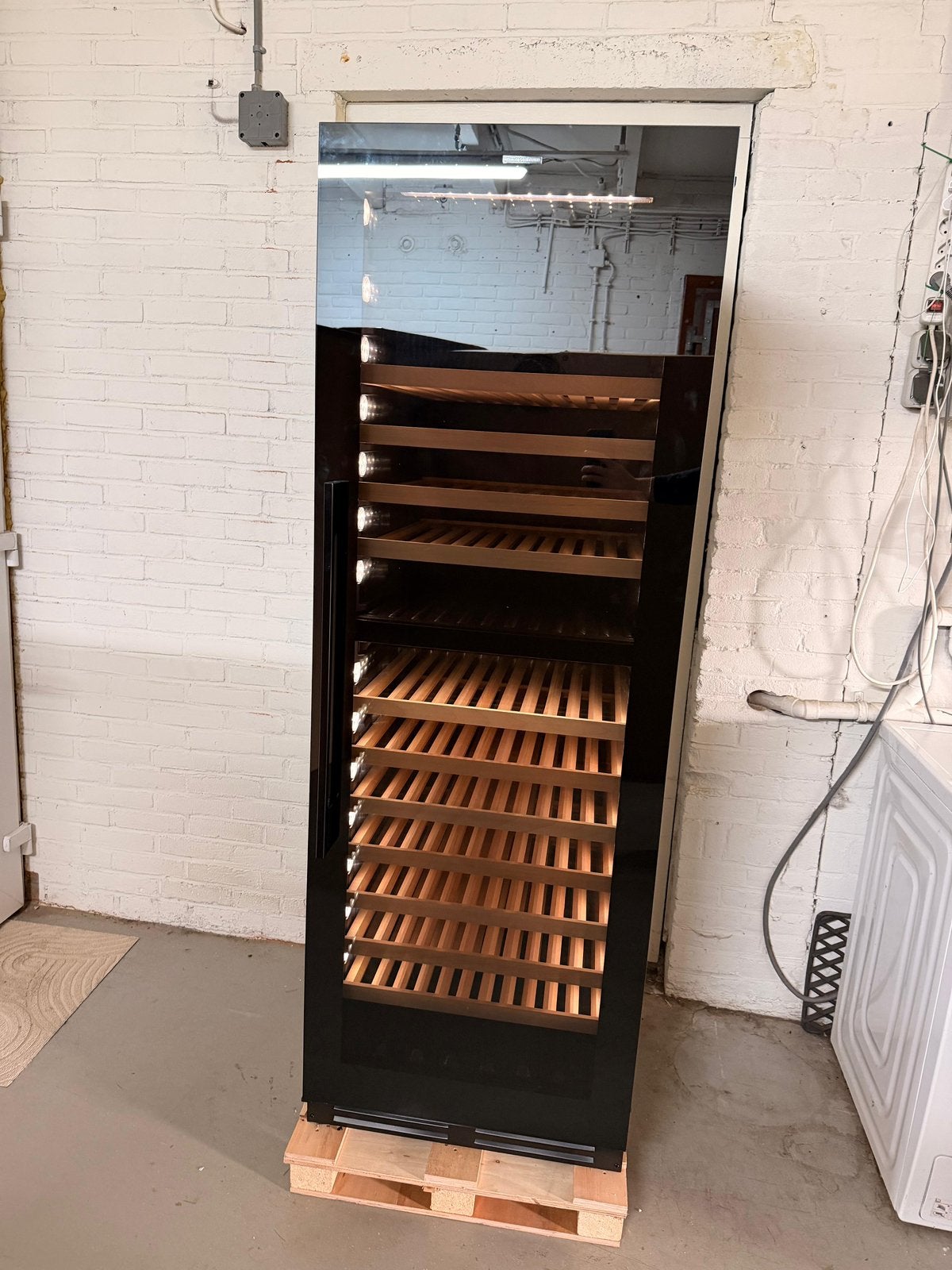 Luxe Wijnklimaatkast - 166 flessen - 2 zones, Witgoed en Apparatuur, Koelkasten en IJskasten, Ophalen, 150 tot 200 liter, Zonder vriesvak