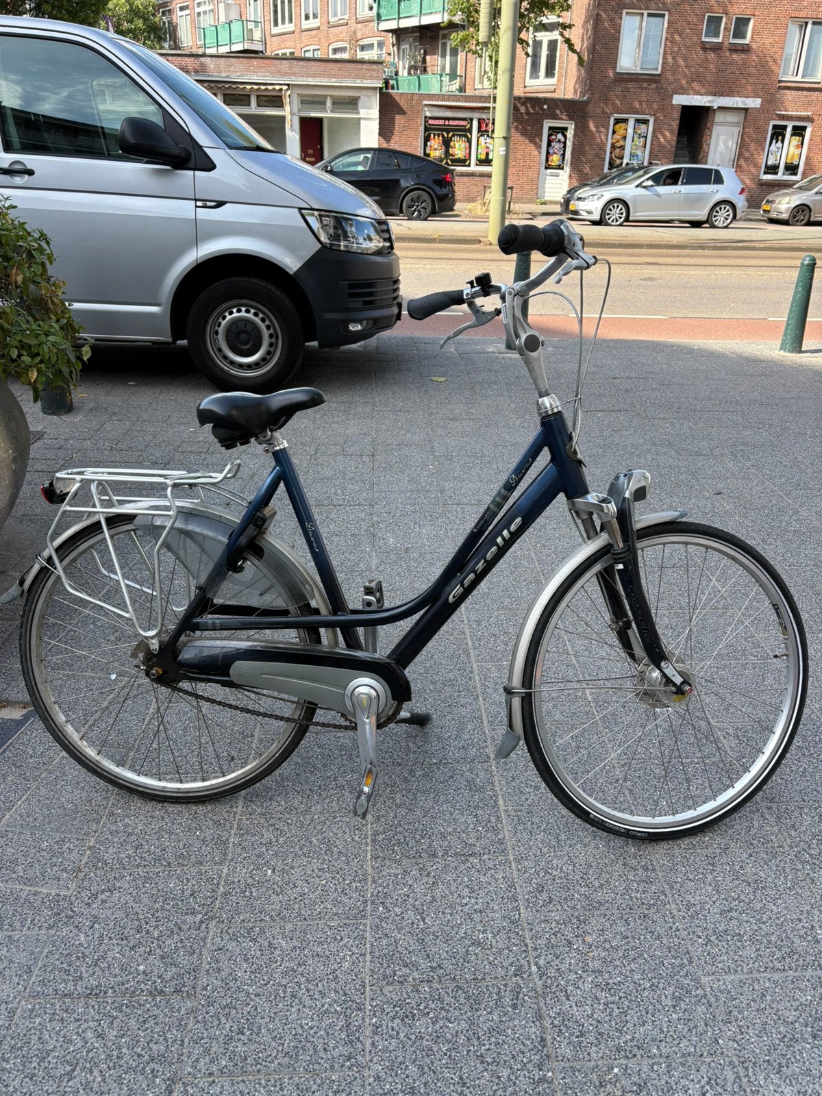 Gazelle damesfiets Davos met 7 versnellingen, Fietsen en Brommers, Fietsen | Dames | Damesfietsen, Ophalen, Velgrem, Versnellingen