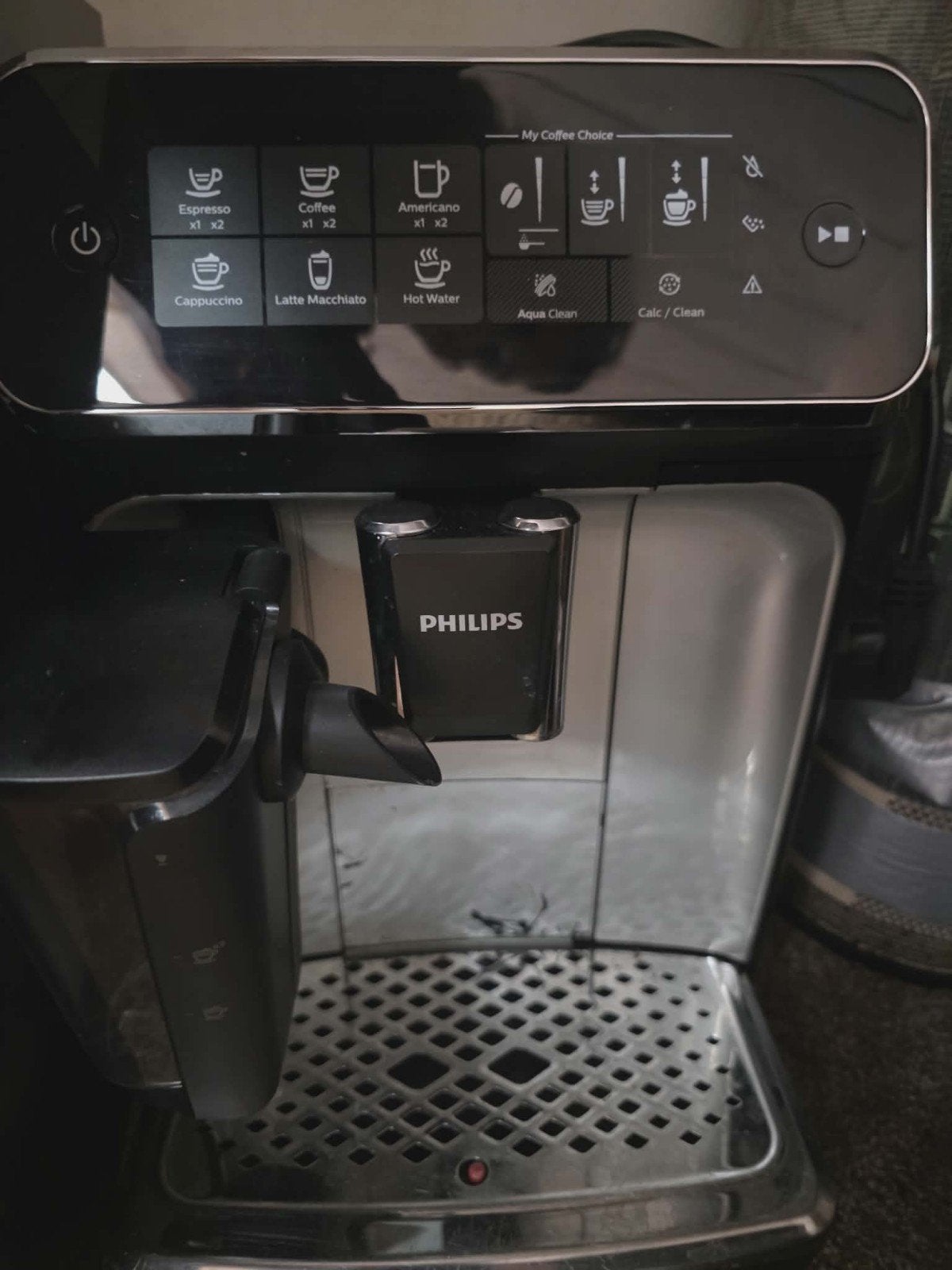 Philips Volautomatische Espressomachine - Zo goed als nieuw, Stoompijpje, Espresso apparaat, Zo goed als nieuw, 4 tot 10 kopjes