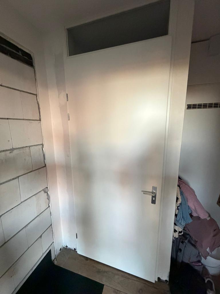 Svedex opdek binnendeur 231,5x93 cm (kozijn optioneel), Ophalen, Gebruikt, 80 tot 100 cm, 215 cm of meer