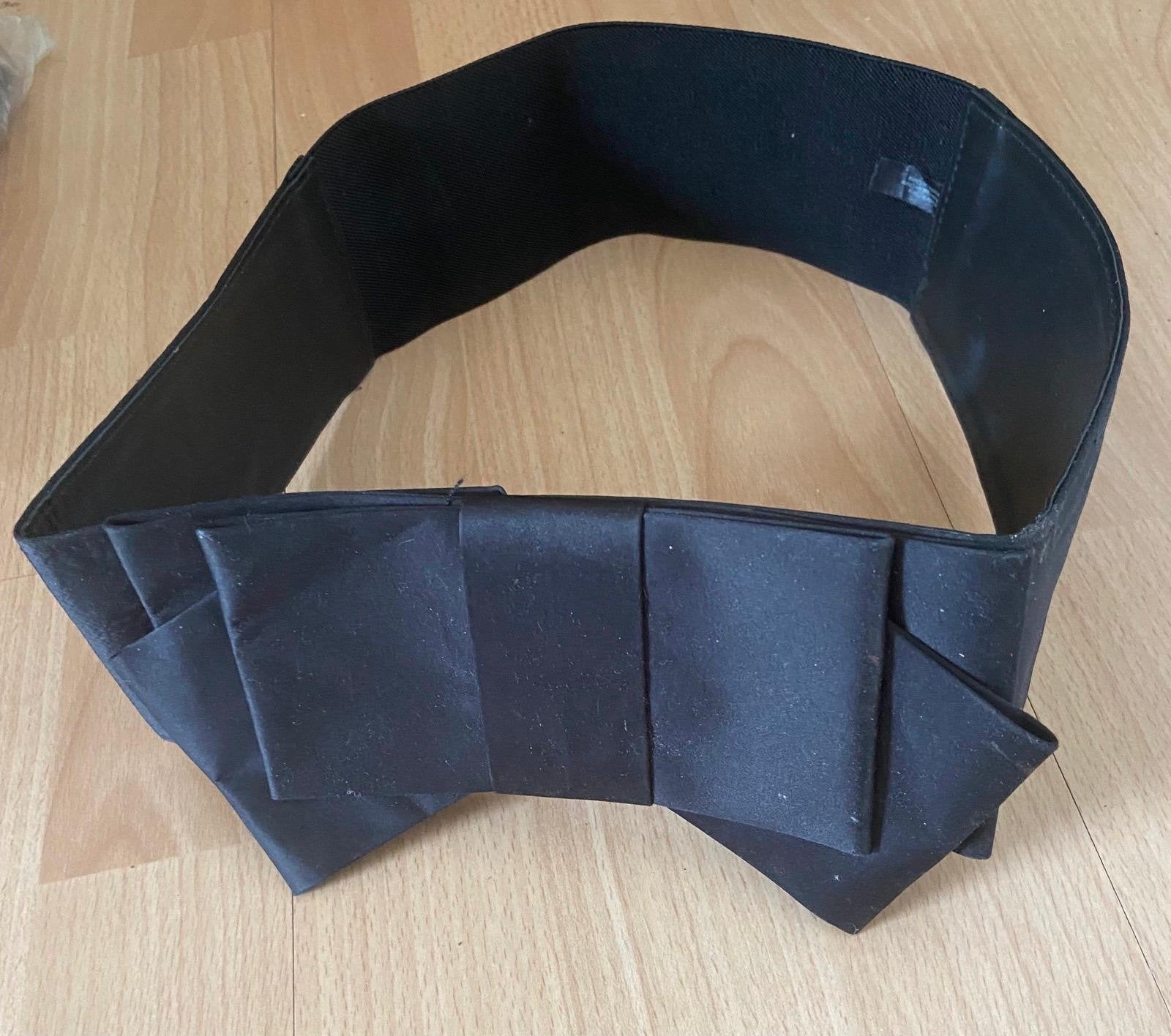 Zwarte Tailleriem met Strikdetail (nieuw), Kleding | Dames, Ophalen of Verzenden, Nieuw