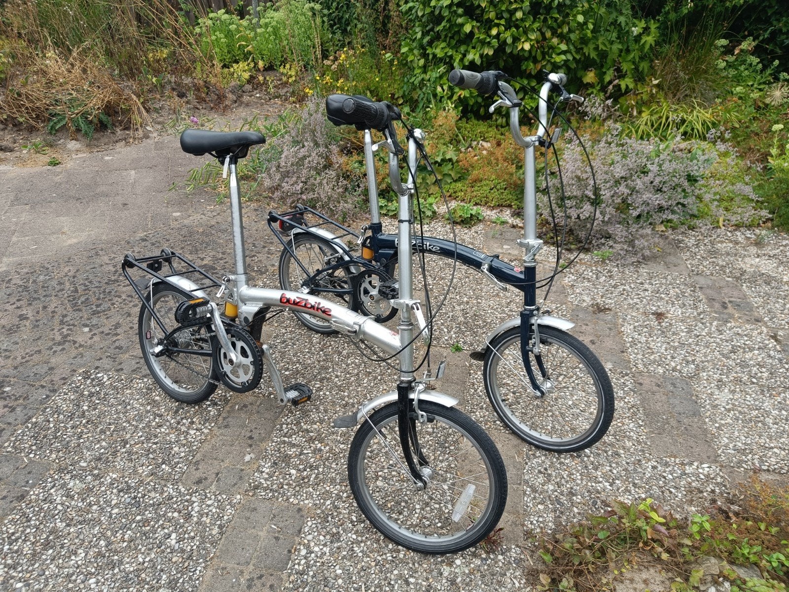 Buzbike vouwfietsen 2 stuks, Gebruikt, Velgrem, 16 tot 18 inch, Versnellingen