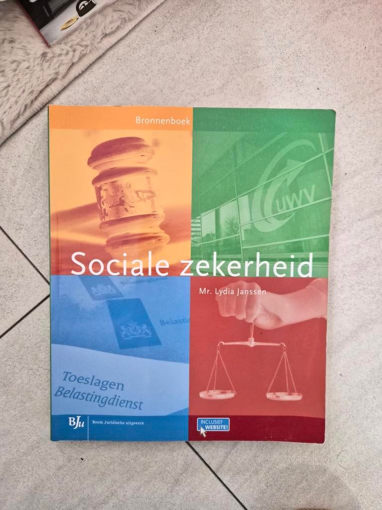 Bronnenboek Sociale Zekerheid - Mr. Lydia Janssen, Zo goed als nieuw, Mr. Lydia Janssen, Gamma, HBO