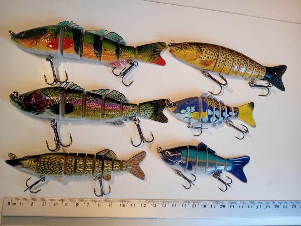 Setje swimbaits. Kunstaas, Watersport en Boten, Hengelsport | Roofvissen, Ophalen of Verzenden, Zo goed als nieuw, Overige typen