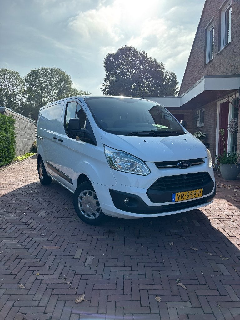 Ford Transit Custom GB 2.2 Tdci Econetic 100PK 270 L1h1 2015, Auto's, Voorwielaandrijving, Stof, Zwart, 4 cilinders
