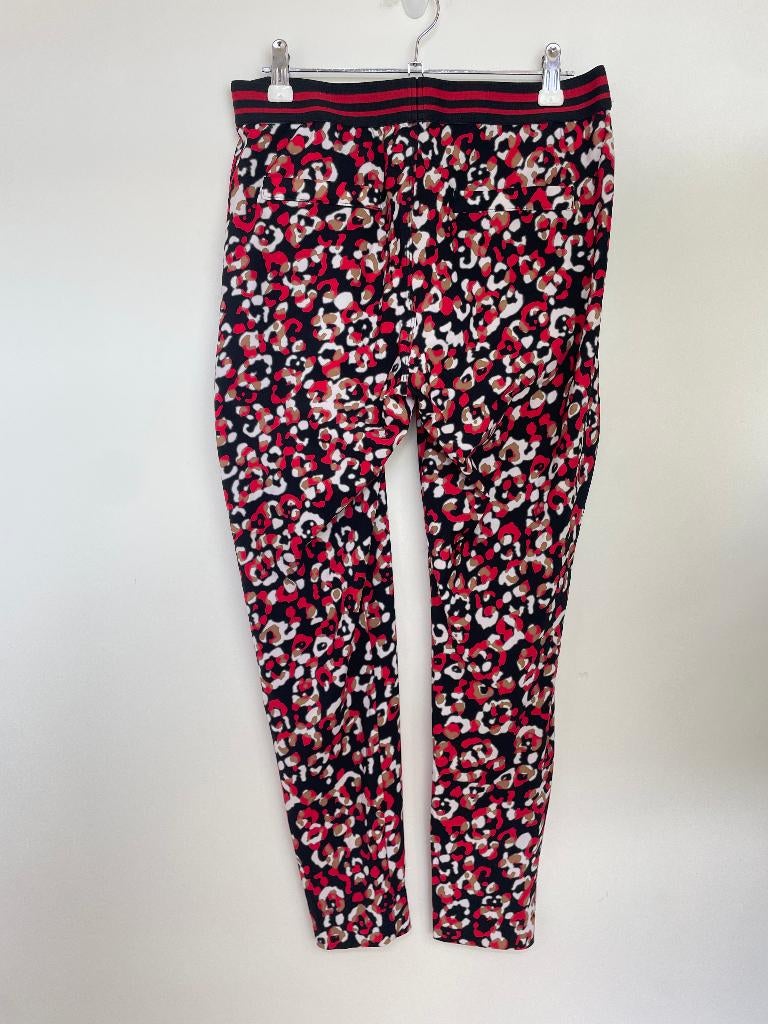 Studio Anneloes Floor animal print broek S rood travelstof, Kleding | Dames, Studio Anneloes, Ophalen of Verzenden, Zo goed als nieuw