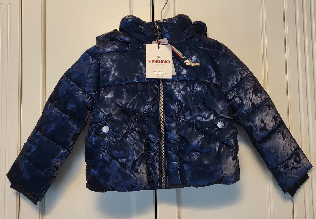 Nieuw! Vingino winterjas, Telisse, blauw, meisje, maat 104, Meisje, Nieuw, Ophalen of Verzenden, Vingino