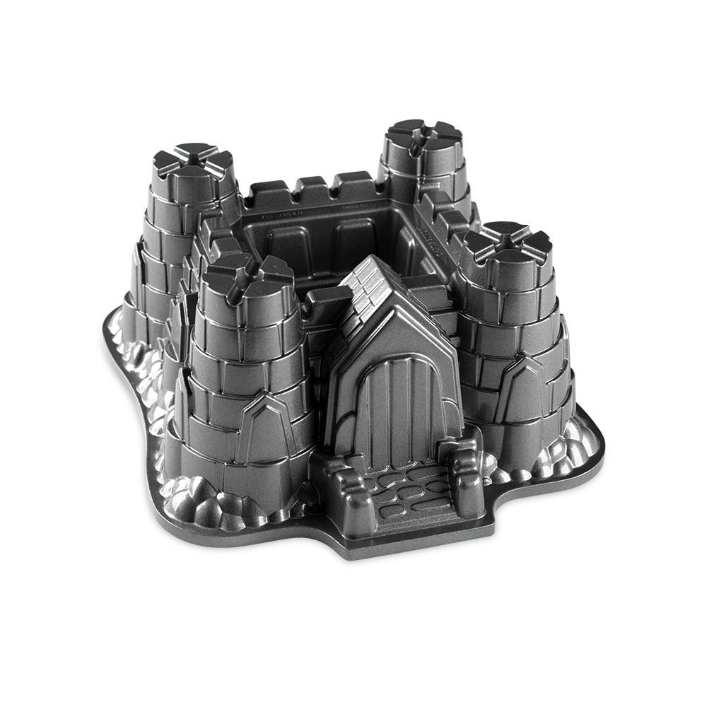 Cakevorm Kasteel - gietijzeren bakvorm Nordic Ware, Ophalen of Verzenden, Zo goed als nieuw, Gietijzer, Overige typen