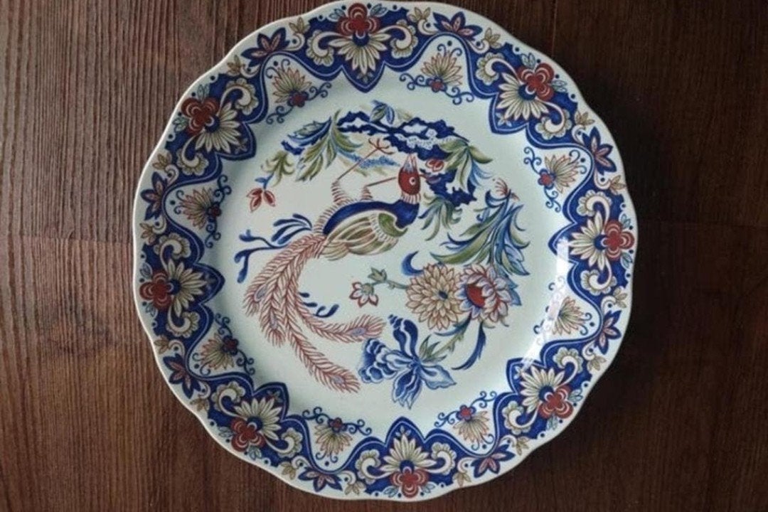 Vieux Roches Boch Handworked decoratieve wandbord, Ophalen of Verzenden
