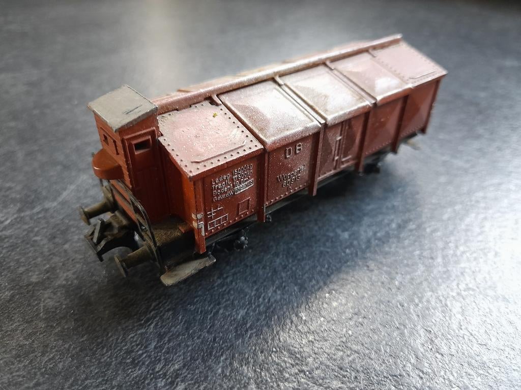 Trix Express kalkwagon met remmershuis, 3424., Ophalen of Verzenden, Gebruikt, Gelijkstroom, Trix