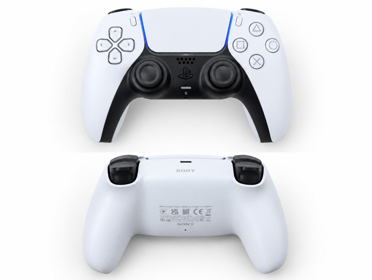Sony PlayStation 5 DualSense Controller - Wit, PlayStation 5, Ophalen of Verzenden, Zo goed als nieuw, Controller