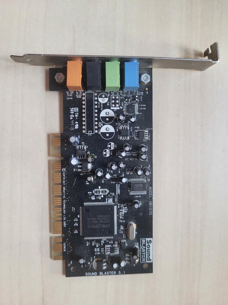 Sound Blaster 5.1 Geluidskaart - Intern, Verzenden, Gebruikt, Intern, Soundblaster