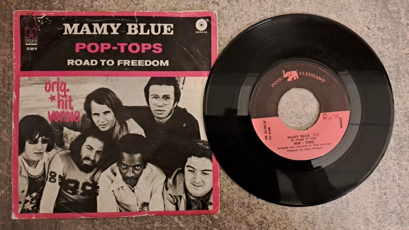 Pop-tops  - mamy blue, Gebruikt, 7 inch, Pop, Fotohoes