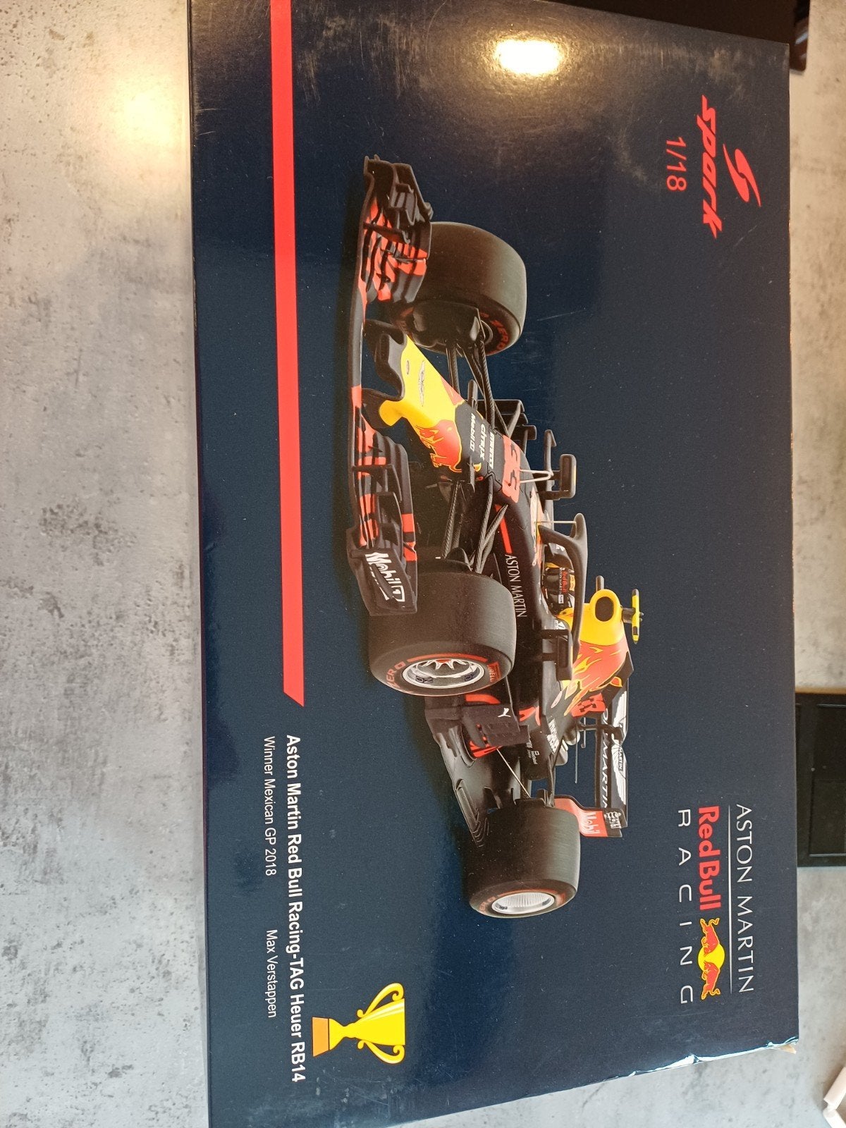 Schaalmodel Max Verstappen Red Bull RB14 Mexican GP 2018, Ophalen of Verzenden, Nieuw, Formule 1