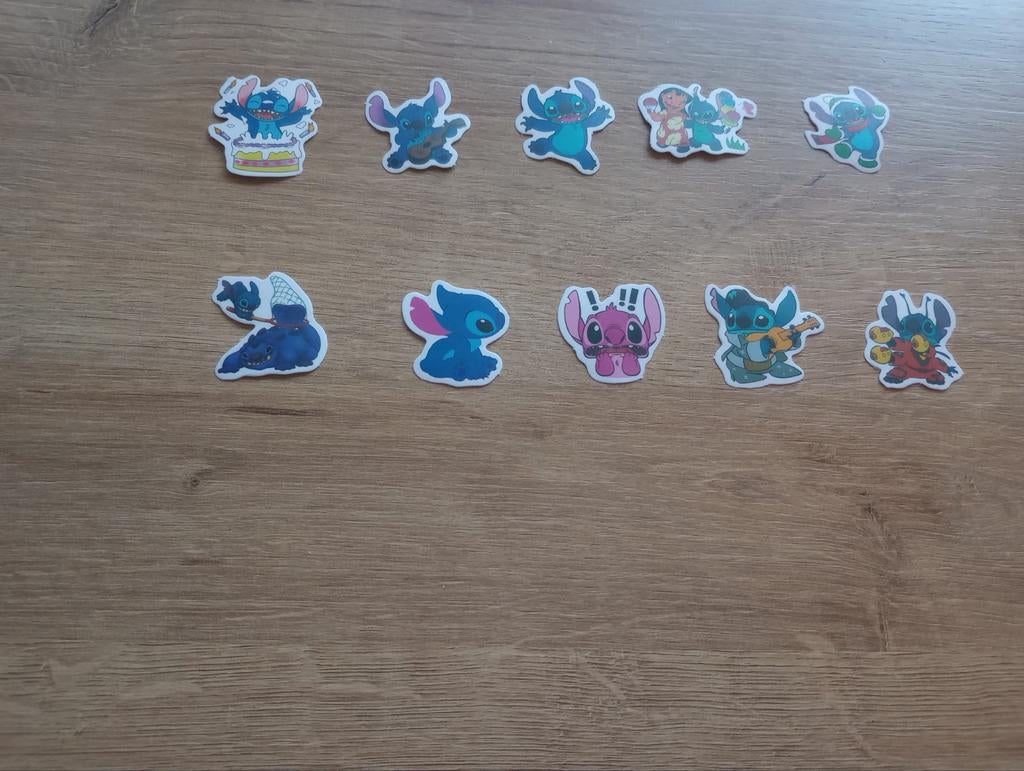 10 verschillende Lilo en Stitch stickers, Ophalen of Verzenden, Nieuw, Meerdere stickers