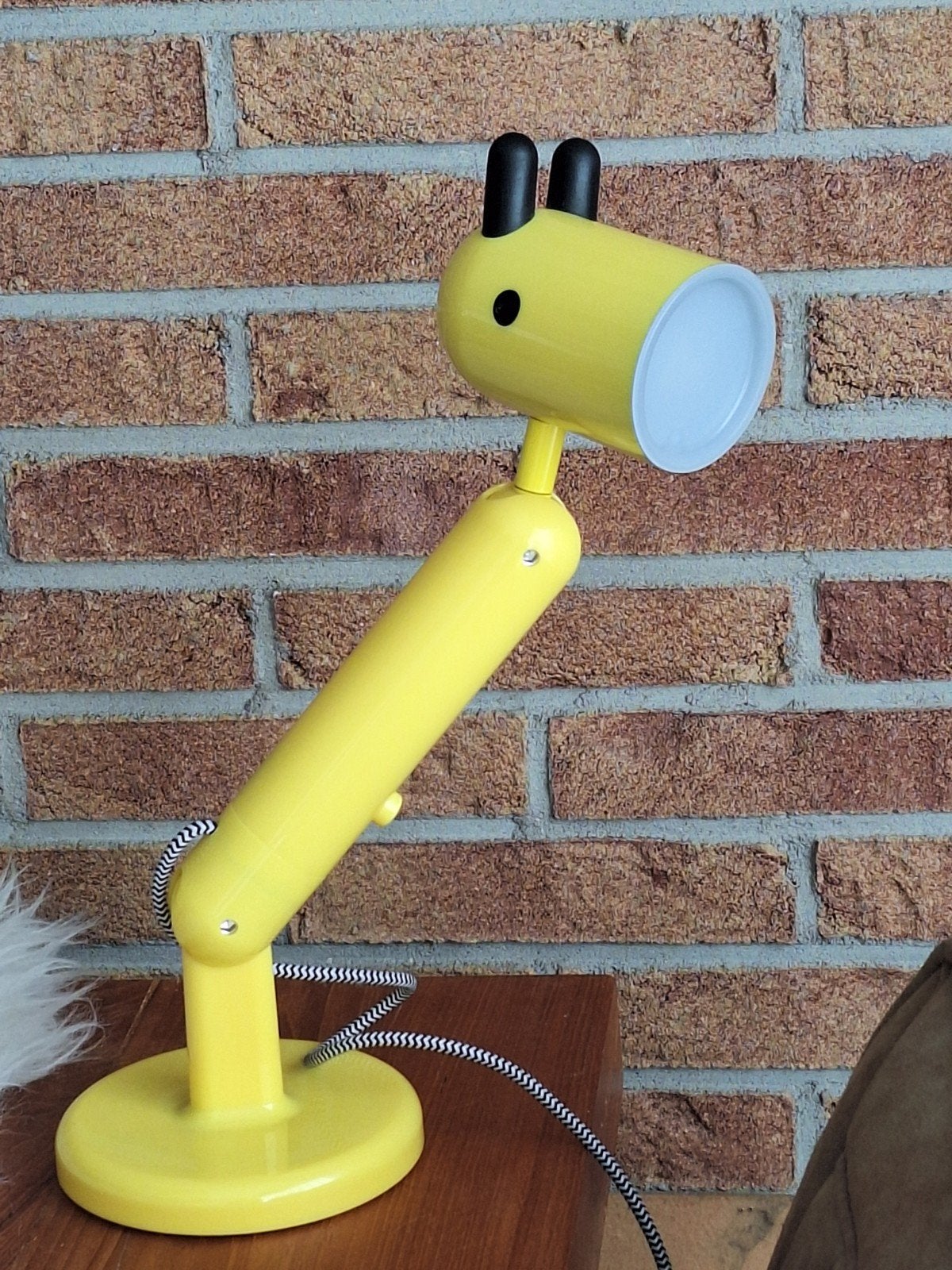 Gele Ikea Krux Tafellamp bureaulamp., Huis en Inrichting, Gebruikt, 38 cm, Ophalen of Verzenden, IKEA