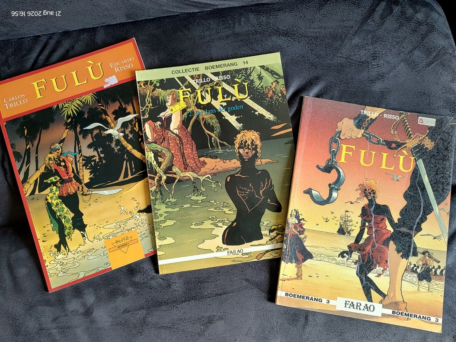Fulu stripboeken - Complete serie van Carlos Trillo & Risso, Complete serie of reeks, Ophalen of Verzenden, Gelezen