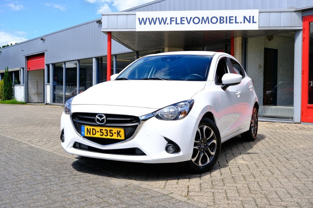 Mazda 2 1.5 Skyactiv-G GT-M Line 5-drs Navi|Clima|LMV|Lanewa, Voorwielaandrijving, Stof, Gebruikt, 4 cilinders