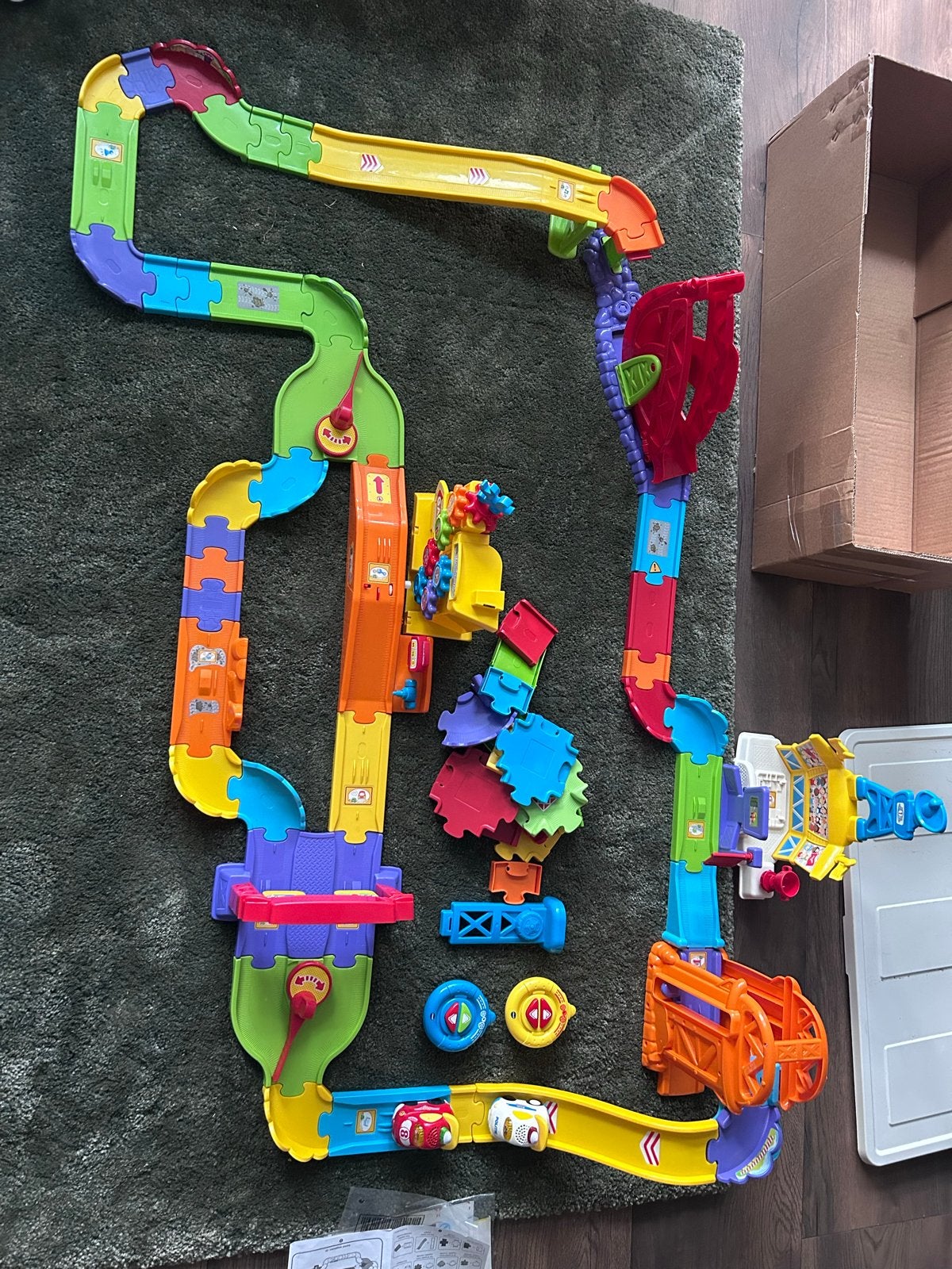 Toet Toet Auto's Super RC Race Circuit & Politiebureau, Ophalen of Verzenden, Gebruikt, Afstandsbediening