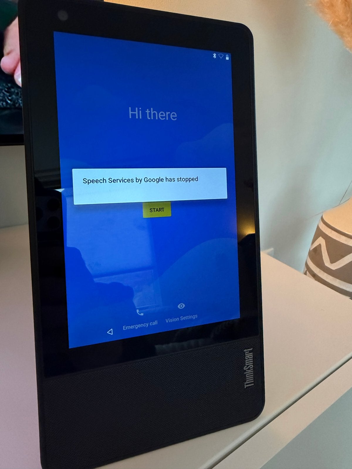 Lenovo ThinkSmart View Smart Display, 8 inch, Gps, Ophalen of Verzenden, Zo goed als nieuw