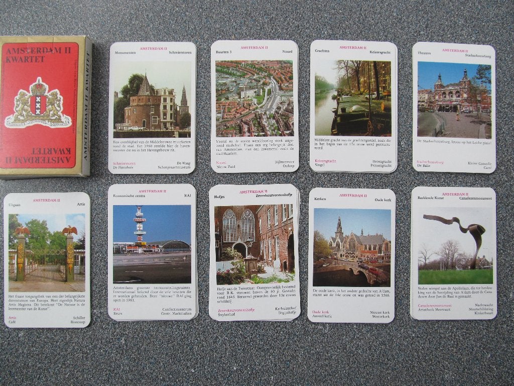 Amsterdam ll kwartet spel, Drie of vier spelers, Ophalen of Verzenden, Zo goed als nieuw, Ben van Leeuwen Productions b.v.