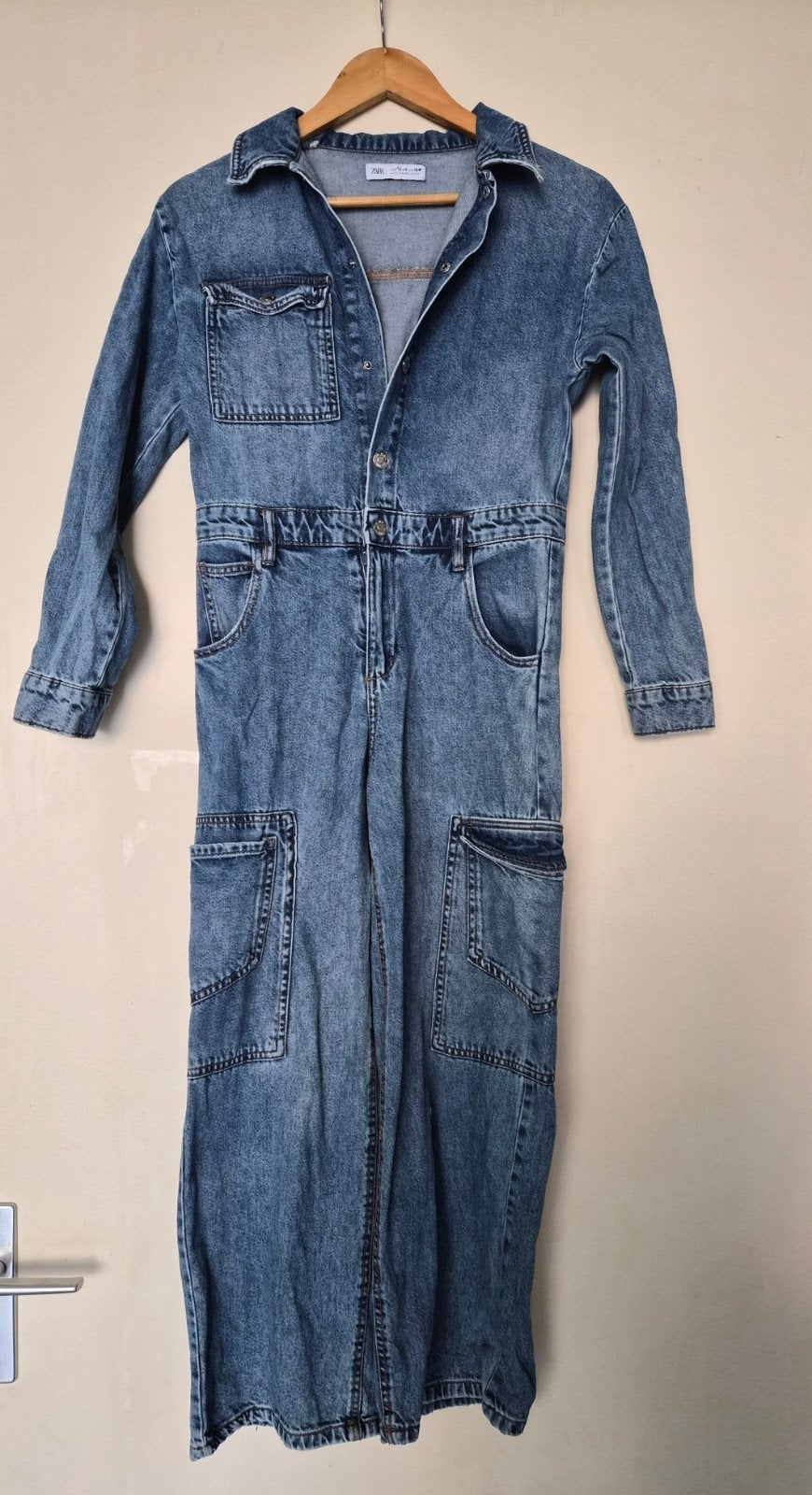 Zara denim jumpsuit maat 164 (13-14 jaar), Gebruikt, Meisje, Ophalen of Verzenden, Zara