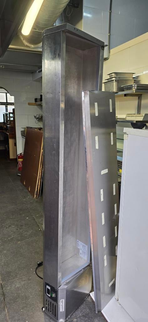 Professionele Saladebuffet Koudhoudvitrine RVS, Ophalen of Verzenden, Gebruikt
